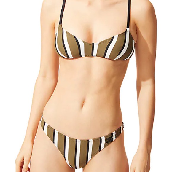 Solid & Stripe Bikini Top + Bottom